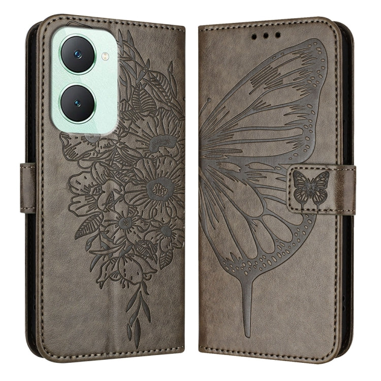 Embossed Butterfly Leather Phone Case, For vivo V30e 5G Global, For vivo iQOO Z9x, For vivo Y20/Y20a/Y20i/Y20s/Y20g/Y11s, For vivo iQOO Z9 / iQOO Z9 Turbo 5G, For vivo Y17s 4G Global / Y28 5G India, For vivo Y03 4G Global