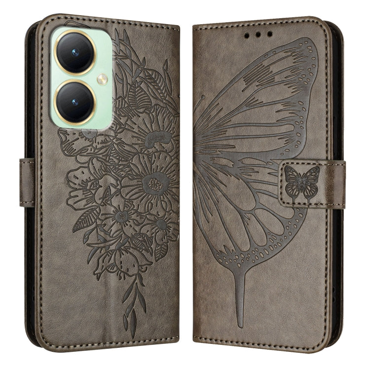 Embossed Butterfly Leather Phone Case, For vivo Y70s, For vivo Y30 4G Global, For vivo Y19/Y5s/U3/U20/Z5i, For vivo Y27 4G Global