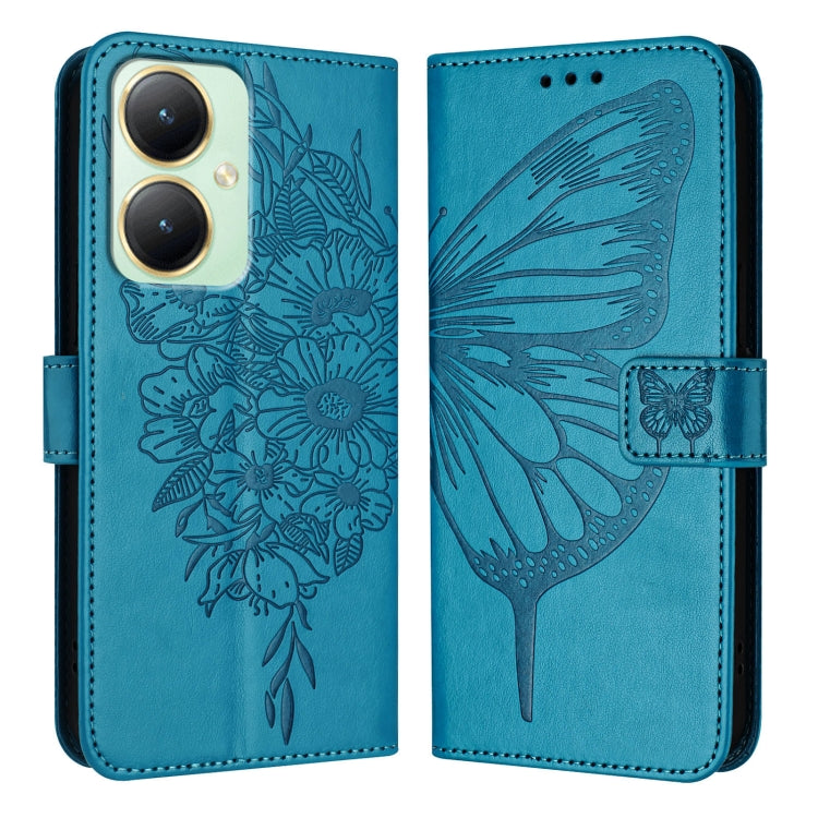 Embossed Butterfly Leather Phone Case, For vivo Y70s, For vivo Y30 4G Global, For vivo Y19/Y5s/U3/U20/Z5i, For vivo Y27 4G Global