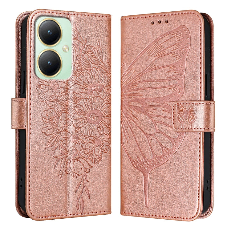 Embossed Butterfly Leather Phone Case, For vivo Y70s, For vivo Y30 4G Global, For vivo Y19/Y5s/U3/U20/Z5i, For vivo Y27 4G Global