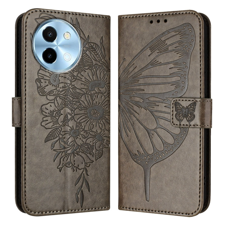 Embossed Butterfly Leather Phone Case, For vivo Y300, For vivo S19 Pro, For vivo S19, For vivo Y28 4G, For vivo X100s 5G, For vivo Y38 5G