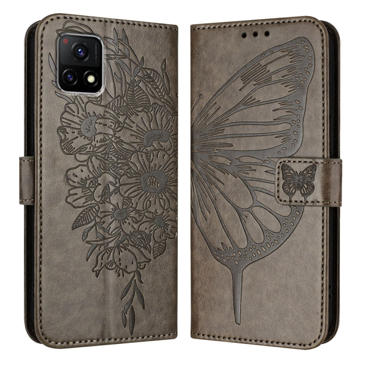 Embossed Butterfly Leather Phone Case, For vivo V27e 4G Global / T2 4G Global, For vivo Y35 4G/Y22 4G/Y22s 4G Global, For vivo Y55 5G Global / Y55s 2023 5G, For vivo Y33s 4G Global/Y21 2021/Y21s, For vivo Y76 5G, For vivo Y52s 5G / iQOO U3 / Y31s 5G