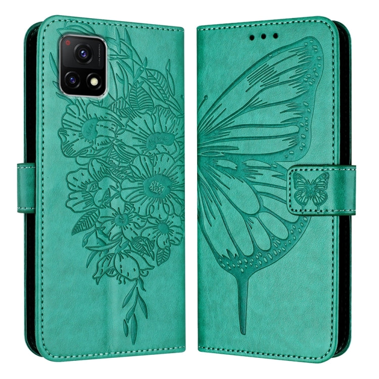 Embossed Butterfly Leather Phone Case, For vivo V27e 4G Global / T2 4G Global, For vivo Y35 4G/Y22 4G/Y22s 4G Global, For vivo Y55 5G Global / Y55s 2023 5G, For vivo Y33s 4G Global/Y21 2021/Y21s, For vivo Y76 5G, For vivo Y52s 5G / iQOO U3 / Y31s 5G