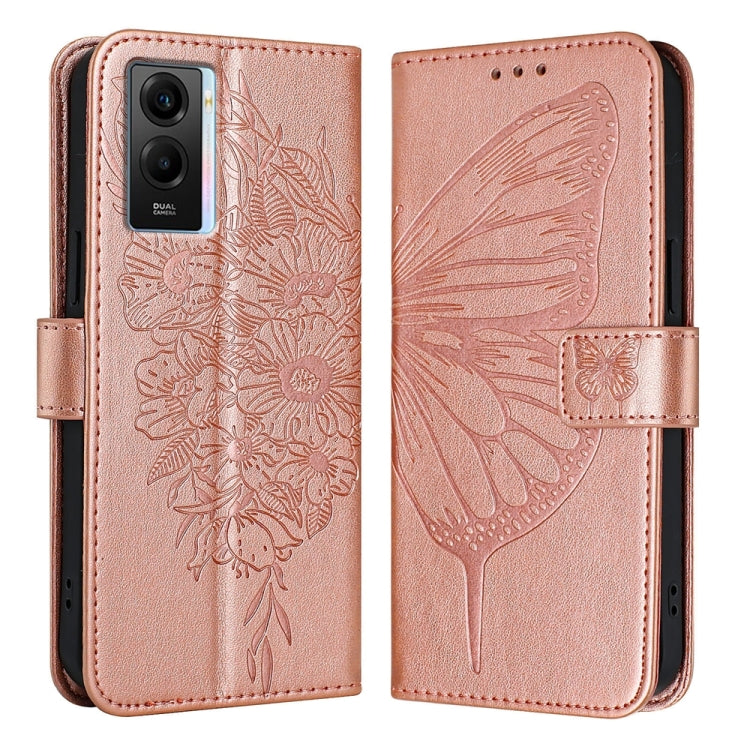 Embossed Butterfly Leather Phone Case, For vivo V27e 4G Global / T2 4G Global, For vivo Y35 4G/Y22 4G/Y22s 4G Global, For vivo Y55 5G Global / Y55s 2023 5G, For vivo Y33s 4G Global/Y21 2021/Y21s, For vivo Y76 5G, For vivo Y52s 5G / iQOO U3 / Y31s 5G