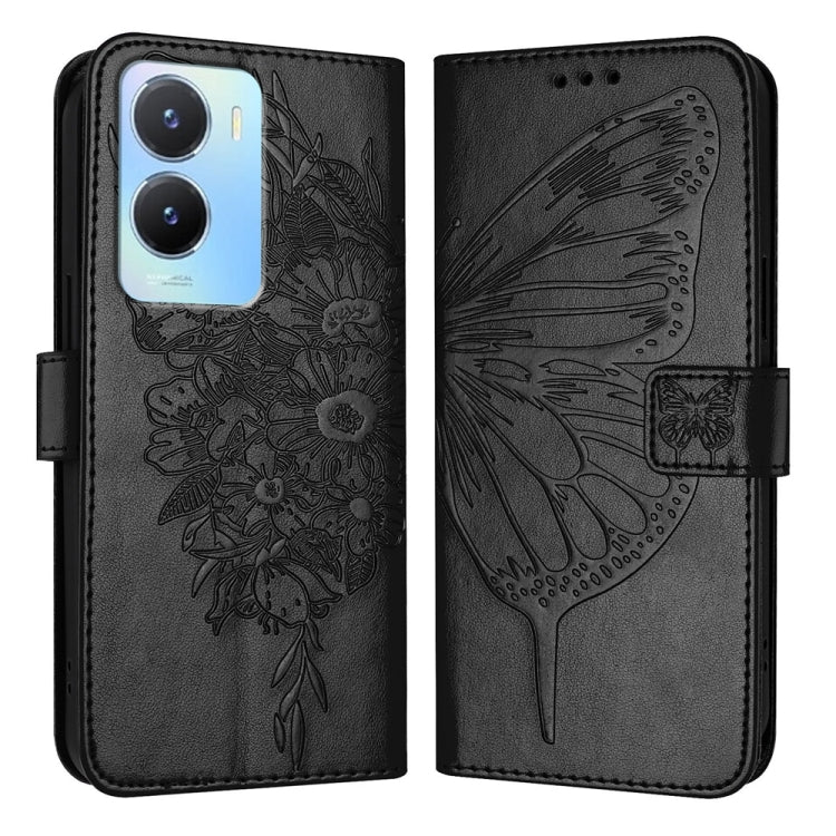 Embossed Butterfly Leather Phone Case, For vivo V29 5G Global / V29 Pro, For vivo Y02 / Y02A / Y02t / Y11 2023, For vivo Y78 5G/Y78+ 5G Global/V29 Lite, For vivo Y56 5G/Y16 4G/Y02s 4G Global, For vivo Y100 5G Global, For vivo V27 5G/V27 Pro 5G Global
