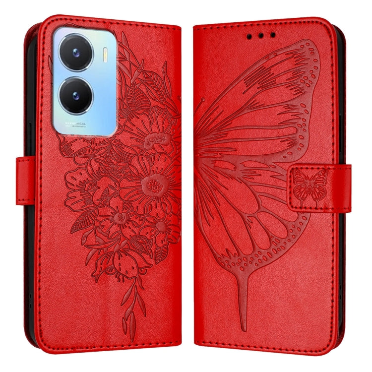 Embossed Butterfly Leather Phone Case, For vivo V29 5G Global / V29 Pro, For vivo Y02 / Y02A / Y02t / Y11 2023, For vivo Y78 5G/Y78+ 5G Global/V29 Lite, For vivo Y56 5G/Y16 4G/Y02s 4G Global, For vivo Y100 5G Global, For vivo V27 5G/V27 Pro 5G Global