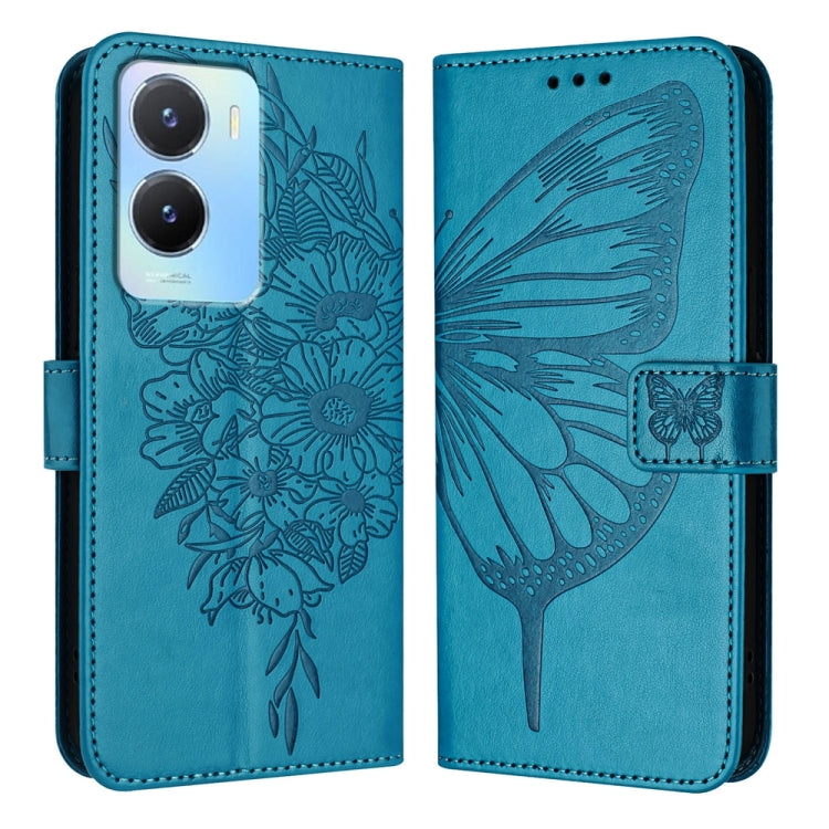 Embossed Butterfly Leather Phone Case, For vivo V29 5G Global / V29 Pro, For vivo Y02 / Y02A / Y02t / Y11 2023, For vivo Y78 5G/Y78+ 5G Global/V29 Lite, For vivo Y56 5G/Y16 4G/Y02s 4G Global, For vivo Y100 5G Global, For vivo V27 5G/V27 Pro 5G Global