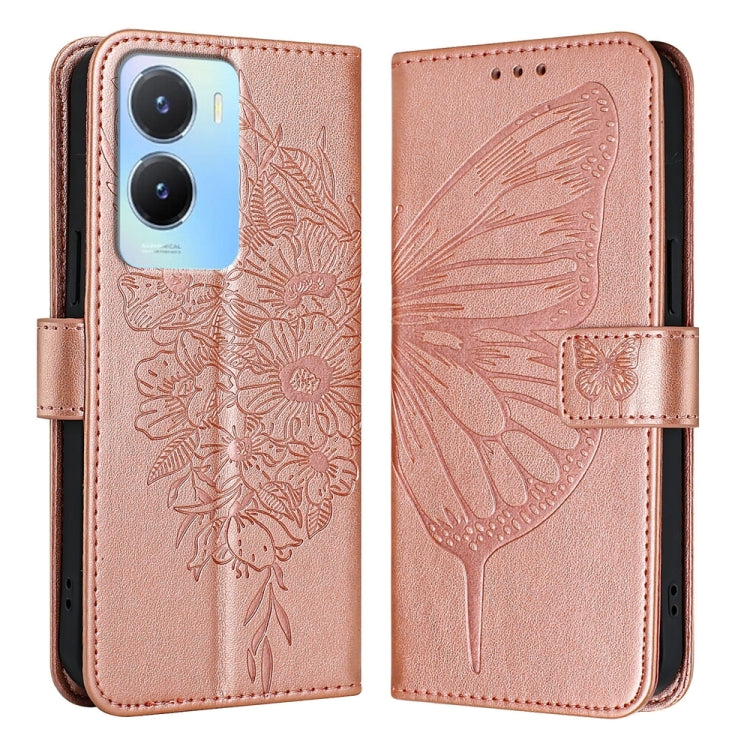 Embossed Butterfly Leather Phone Case, For vivo V29 5G Global / V29 Pro, For vivo Y02 / Y02A / Y02t / Y11 2023, For vivo Y78 5G/Y78+ 5G Global/V29 Lite, For vivo Y56 5G/Y16 4G/Y02s 4G Global, For vivo Y100 5G Global, For vivo V27 5G/V27 Pro 5G Global