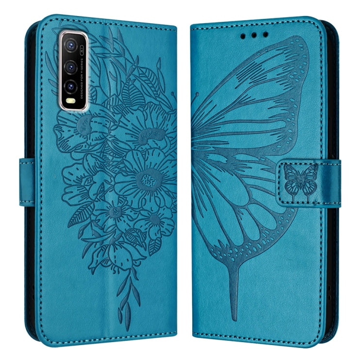 Embossed Butterfly Leather Phone Case, For vivo Y70s, For vivo Y30 4G Global, For vivo Y19/Y5s/U3/U20/Z5i, For vivo Y27 4G Global