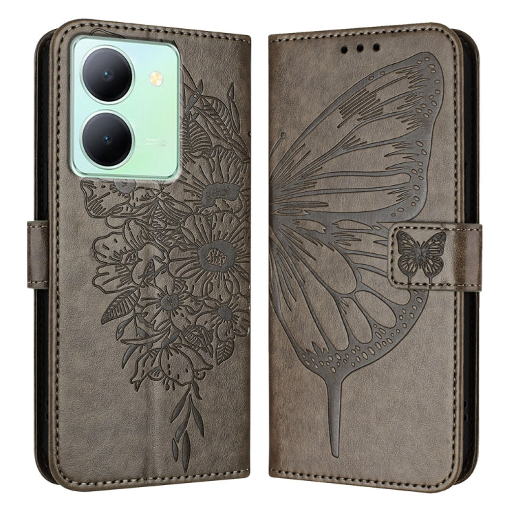 Embossed Butterfly Leather Phone Case, For vivo V29 5G Global / V29 Pro, For vivo Y02 / Y02A / Y02t / Y11 2023, For vivo Y78 5G/Y78+ 5G Global/V29 Lite, For vivo Y56 5G/Y16 4G/Y02s 4G Global, For vivo Y100 5G Global, For vivo V27 5G/V27 Pro 5G Global
