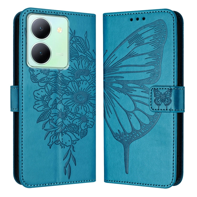 Embossed Butterfly Leather Phone Case, For vivo V29 5G Global / V29 Pro, For vivo Y02 / Y02A / Y02t / Y11 2023, For vivo Y78 5G/Y78+ 5G Global/V29 Lite, For vivo Y56 5G/Y16 4G/Y02s 4G Global, For vivo Y100 5G Global, For vivo V27 5G/V27 Pro 5G Global