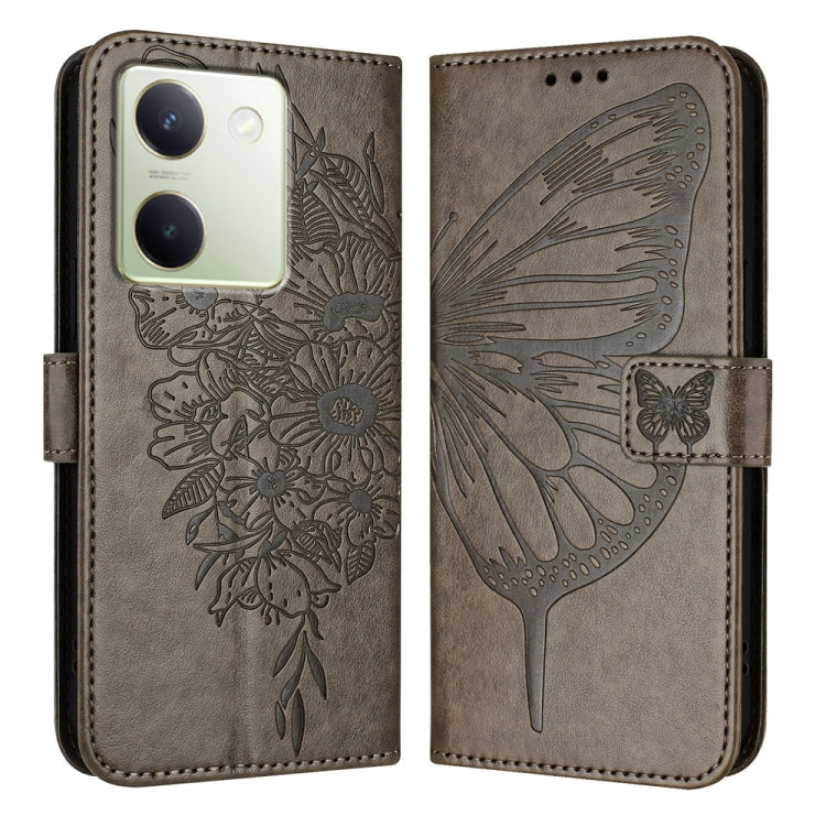 Embossed Butterfly Leather Phone Case, For vivo V29 5G Global / V29 Pro, For vivo Y02 / Y02A / Y02t / Y11 2023, For vivo Y78 5G/Y78+ 5G Global/V29 Lite, For vivo Y56 5G/Y16 4G/Y02s 4G Global, For vivo Y100 5G Global, For vivo V27 5G/V27 Pro 5G Global