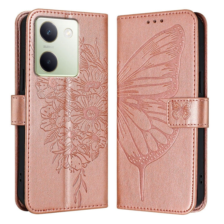 Embossed Butterfly Leather Phone Case, For vivo V29 5G Global / V29 Pro, For vivo Y02 / Y02A / Y02t / Y11 2023, For vivo Y78 5G/Y78+ 5G Global/V29 Lite, For vivo Y56 5G/Y16 4G/Y02s 4G Global, For vivo Y100 5G Global, For vivo V27 5G/V27 Pro 5G Global