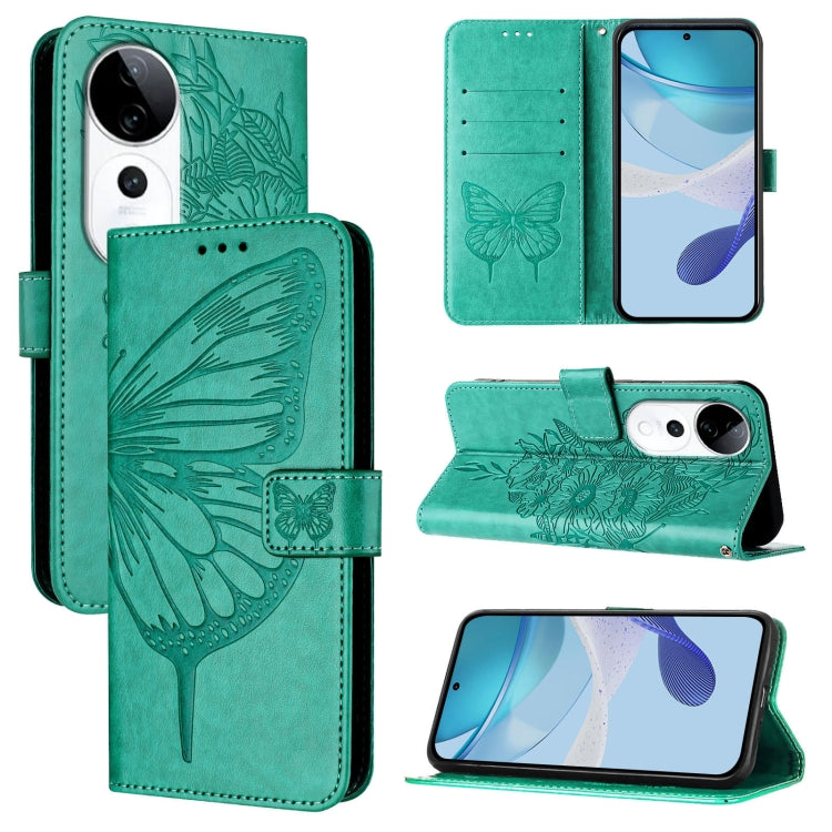 Embossed Butterfly Leather Phone Case, For vivo Y300, For vivo S19 Pro, For vivo S19, For vivo Y28 4G, For vivo X100s 5G, For vivo Y38 5G