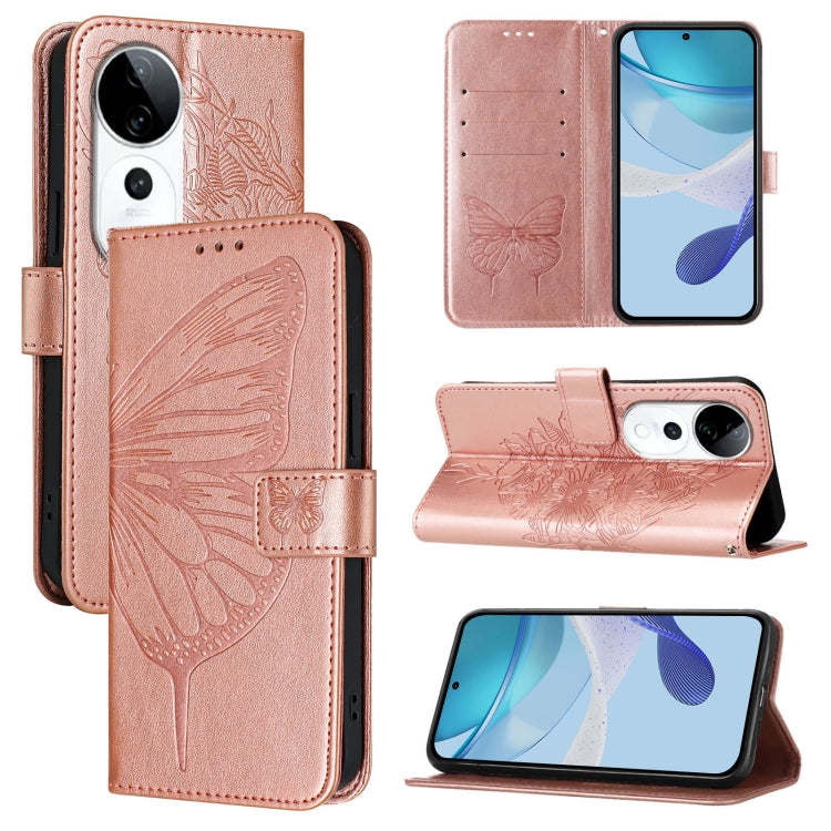 Embossed Butterfly Leather Phone Case, For vivo Y300, For vivo S19 Pro, For vivo S19, For vivo Y28 4G, For vivo X100s 5G, For vivo Y38 5G
