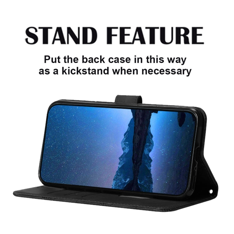 Crossbody 3D Embossed Flip Leather Phone Case, For Sharp Aquos R9, For Sharp Aquos Sense8 SHG11, For Sharp Aquos Wish3