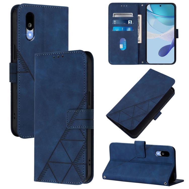 Crossbody 3D Embossed Flip Leather Phone Case, For Sharp Aquos wish6, For Sharp Aquos R11, For Sharp Basio Active3, For Sharp Aquos Wish4, For Sharp Aquos R9, For Sharp Aquos Sense8 SHG11, For Sharp Aquos Wish3
