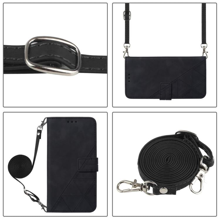 Crossbody 3D Embossed Flip Leather Phone Case, For Sharp Aquos wish6, For Sharp Aquos R11, For Sharp Basio Active3, For Sharp Aquos Wish4, For Sharp Aquos R9, For Sharp Aquos Sense8 SHG11, For Sharp Aquos Wish3