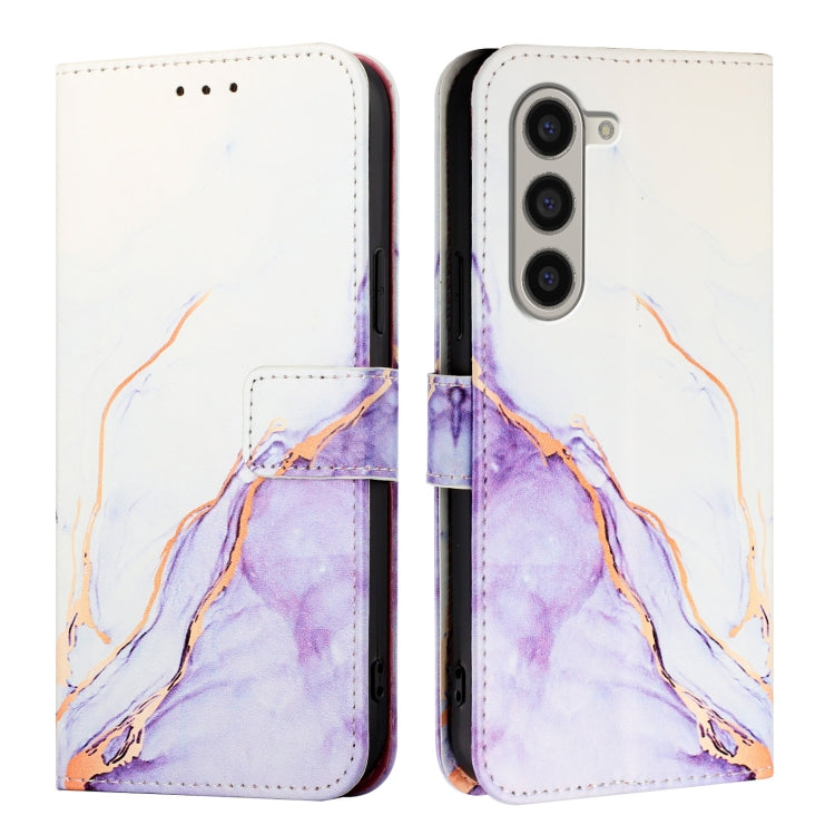PT003 Marble Pattern Flip Leather Phone Case, For Samsung Galaxy Z Fold6