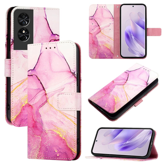 PT003 Marble Pattern Flip Leather Phone Case, For TCL 50 SE, For TCL 501, For TCL 505, For TCL 502, For TCL 405 / 406 / 408, For TCL 40 XL / TCL 40 T T608DL, For TCL 40 SE, For TCL 403, For TCL 40R 5G