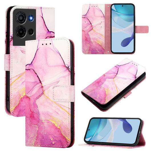 PT003 Marble Pattern Flip Leather Phone Case, For TCL K32 / K33 5G, For TCL 60 NxtPaper, For TCL 605 / 6SE, For TCL 50 Pro NxtPaper, For TCL 50 LE, For TCL 201, For TCL 50 XL, For TCL 50XE 5G, For TCL 50 5G