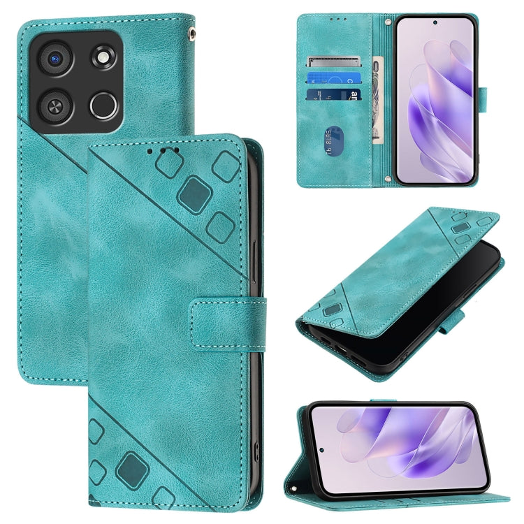 Skin Feel Embossed Leather Phone Case, For Itel S24, For Itel P55+, For Itel P55 4G, For Itel A05s, For Itel A70, For Itel A60 / A60s, For Itel S23+, For Itel S23