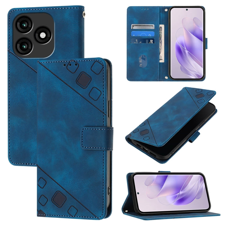 Skin Feel Embossed Leather Phone Case, For Itel S24, For Itel P55+, For Itel P55 4G, For Itel A05s, For Itel A70, For Itel A60 / A60s, For Itel S23+, For Itel S23