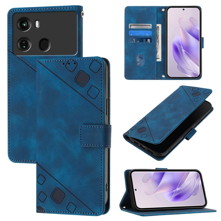 Skin Feel Embossed Leather Phone Case, For ltel A18, For Itel S18 / Vision 5, For Itel P40, For Itel S17 / Vision 3, For Itel A58 / A49, For Itel P17 / A27, For Itel A48