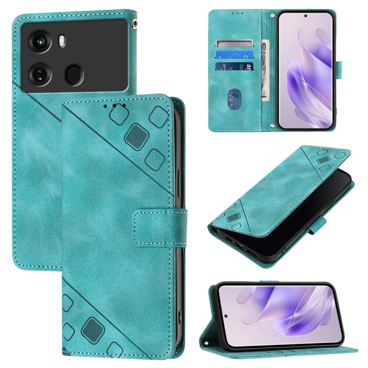 Skin Feel Embossed Leather Phone Case, For ltel A18, For Itel S18 / Vision 5, For Itel P40, For Itel S17 / Vision 3, For Itel A58 / A49, For Itel P17 / A27, For Itel A48
