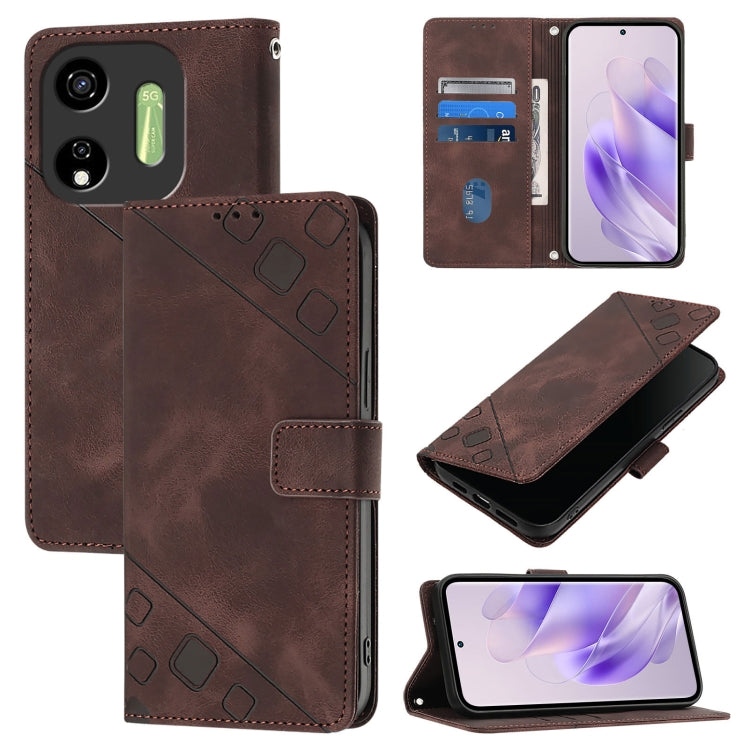 Skin Feel Embossed Leather Phone Case, For itel A200 / A200+ 4G Global, For itel A95 5G, For itel A90 4G, For itel City 100, For Itel A50, For Itel A23 Pro / A17, For Itel P55 5G, For Itel RS4