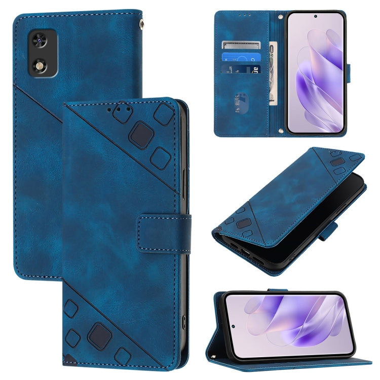 Skin Feel Embossed Leather Phone Case, For itel A200 / A200+ 4G Global, For itel A95 5G, For itel A90 4G, For itel City 100, For Itel A50, For Itel A23 Pro / A17, For Itel P55 5G, For Itel RS4