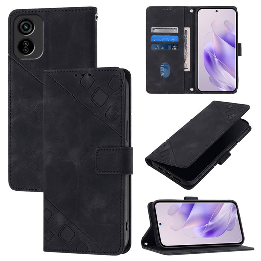Skin Feel Embossed Leather Phone Case, For ltel A18, For Itel S18 / Vision 5, For Itel P40, For Itel S17 / Vision 3, For Itel A58 / A49, For Itel P17 / A27, For Itel A48