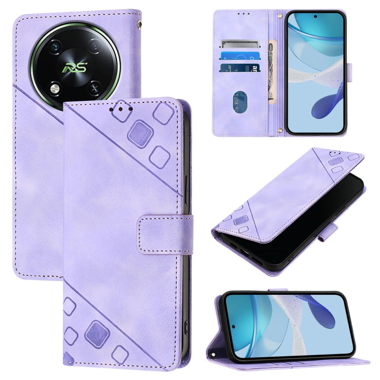 Skin Feel Embossed Leather Phone Case, For itel A200 / A200+ 4G Global, For itel A95 5G, For itel A90 4G, For itel City 100, For Itel A50, For Itel A23 Pro / A17, For Itel P55 5G, For Itel RS4