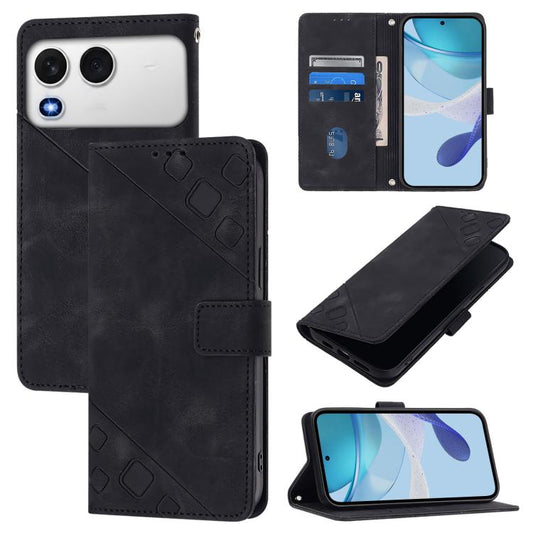 Skin Feel Embossed Leather Phone Case, For itel A200 / A200+ 4G Global, For itel A95 5G, For itel A90 4G, For itel City 100, For Itel A50, For Itel A23 Pro / A17, For Itel P55 5G, For Itel RS4