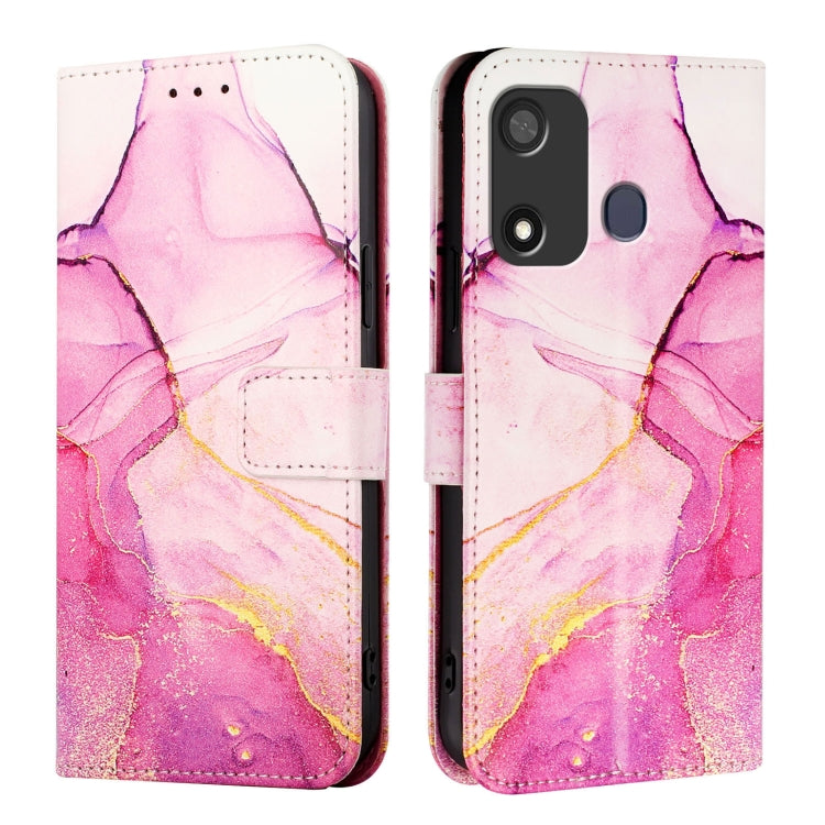 PT003 Marble Pattern Flip Leather Phone Case, For itel P17 / A27, For itel A48