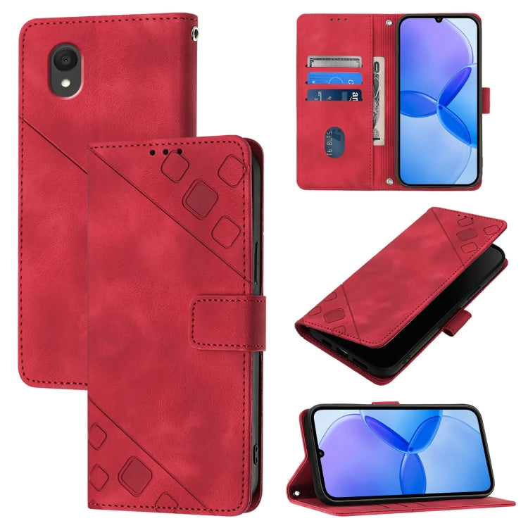 Skin Feel Embossed Leather Phone Case, For TCL K32 5G / K33, For TCL 60 NxtPaper, For TCL 60 SE NxtPaper / 605, For TCL 50 Pro NxtPaper, For TCL 201, For TCL 50 XL 5G, For TCL 50 LE 5G, For TCL 50 XE