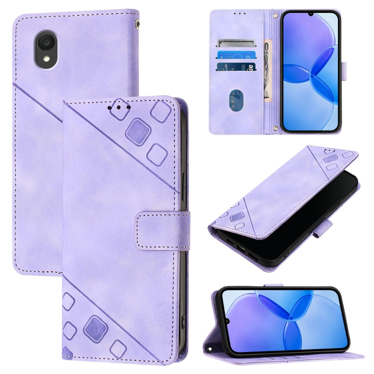 Skin Feel Embossed Leather Phone Case, For TCL K32 5G / K33, For TCL 60 NxtPaper, For TCL 60 SE NxtPaper / 605, For TCL 50 Pro NxtPaper, For TCL 201, For TCL 50 XL 5G, For TCL 50 LE 5G, For TCL 50 XE