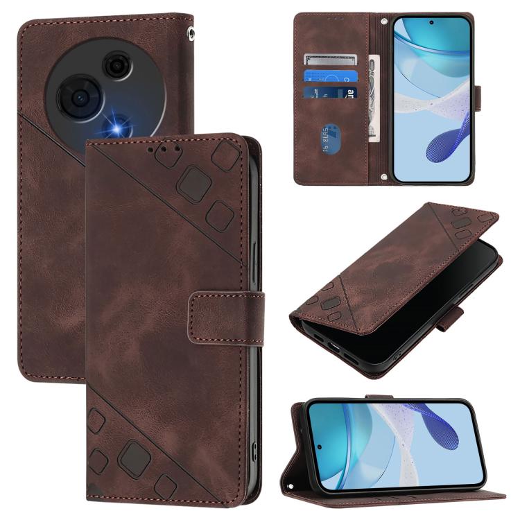 Skin Feel Embossed Leather Phone Case, For TCL K32 5G / K33, For TCL 60 NxtPaper, For TCL 60 SE NxtPaper / 605, For TCL 50 Pro NxtPaper, For TCL 201, For TCL 50 XL 5G, For TCL 50 LE 5G, For TCL 50 XE