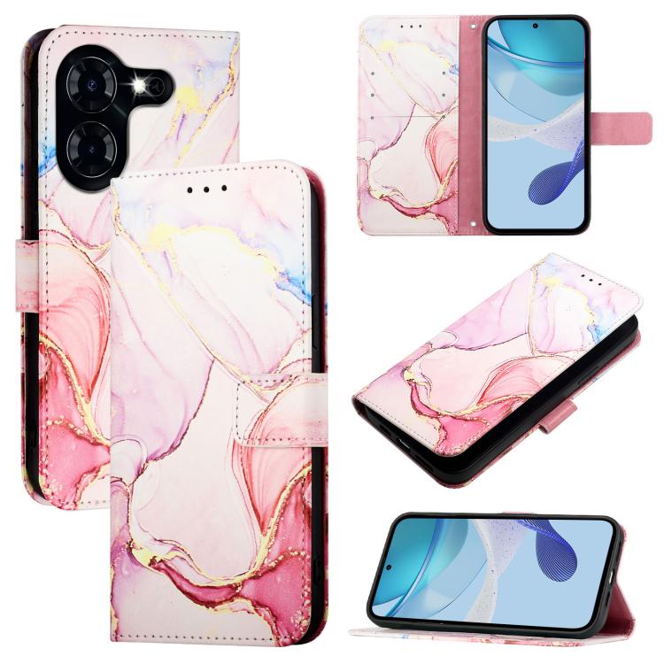 PT003 Marble Pattern Flip Leather Phone Case, For Tecno Pova 5 Pro 5G, For Tecno Pova Neo 3, For Tecno Pova 5 4G, For Tecno Camon 20 Premier 5G CK9N, For Tecno Camon 20 Pro 5G, For Tecno Camon 20 / 20 Pro 4G, For Tecno Pop 7 / Pop 7 Pro                ...