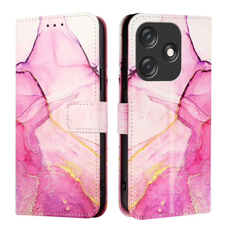PT003 Marble Pattern Flip Leather Phone Case, For Tecno Spark 10C, For Tecno Spark 10 4G, For Tecno Spark 10 Pro