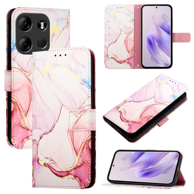 PT003 Marble Pattern Flip Leather Phone Case, For Tecno Camon 20 Pro 5G, For Tecno Camon 20 / 20 Pro 4G, For Tecno Pop 7 / Pop 7 Pro, For Tecno Spark Go 2023, For Tecno Spark 10 5G, For Tecno Spark 10C, For Tecno Spark 10 4G, For Tecno Spark 10 Pro