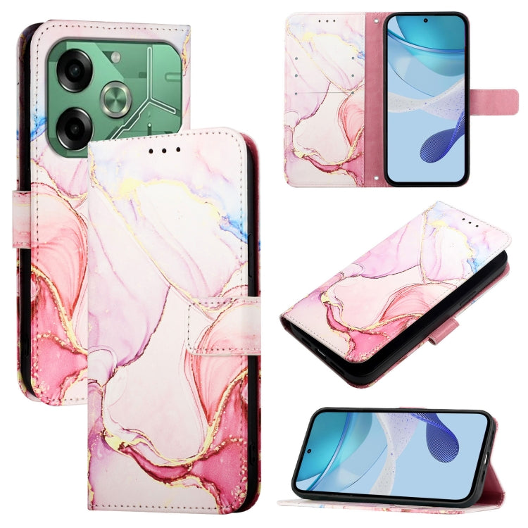 PT003 Marble Pattern Flip Leather Phone Case, For Tecno Pova 6 5G, For Tecno Pova 6 4G, For Tecno Camon 30 Pro 5G, For Tecno Camon 30 5G / 4G, For Tecno Pova 6 Pro, For Tecno Spark 20 Pro+, For Tecno Spark 20 Pro, For Tecno Spark Go 2024 / Spark 20C   ...