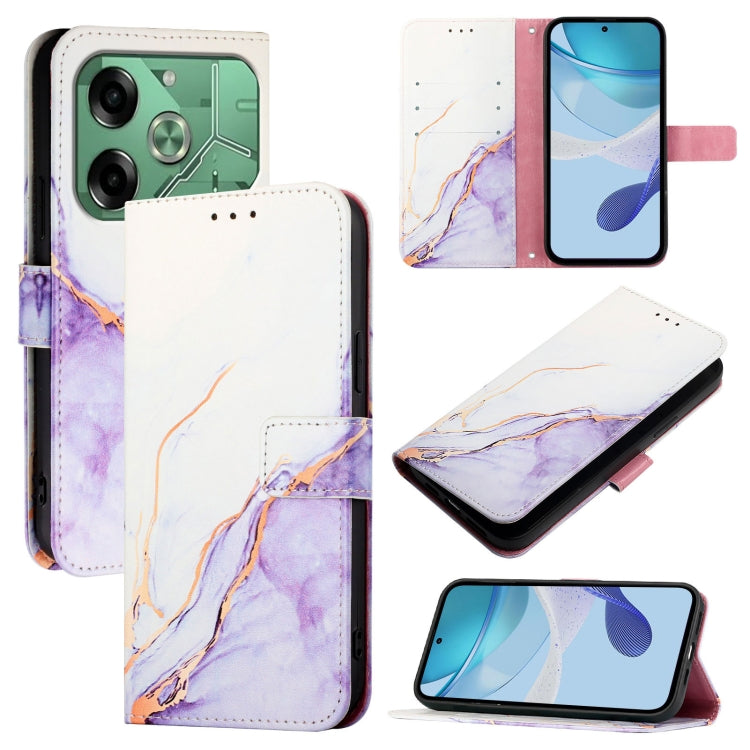 PT003 Marble Pattern Flip Leather Phone Case, For Tecno Pova 6 5G, For Tecno Pova 6 4G, For Tecno Camon 30 Pro 5G, For Tecno Camon 30 5G / 4G, For Tecno Pova 6 Pro, For Tecno Spark 20 Pro+, For Tecno Spark 20 Pro, For Tecno Spark Go 2024 / Spark 20C   ...