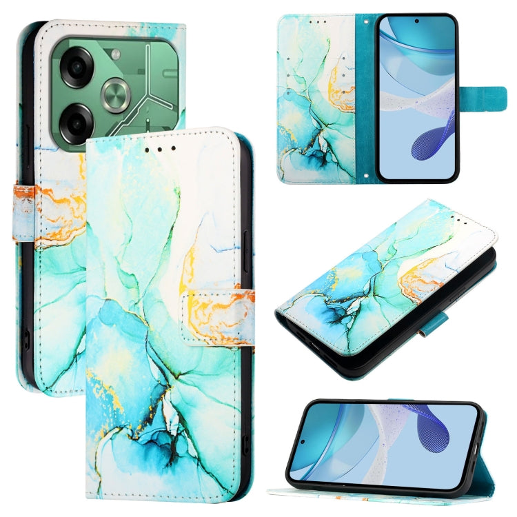 PT003 Marble Pattern Flip Leather Phone Case, For Tecno Pova 6 5G, For Tecno Pova 6 4G, For Tecno Camon 30 Pro 5G, For Tecno Camon 30 5G / 4G, For Tecno Pova 6 Pro, For Tecno Spark 20 Pro+, For Tecno Spark 20 Pro, For Tecno Spark Go 2024 / Spark 20C   ...