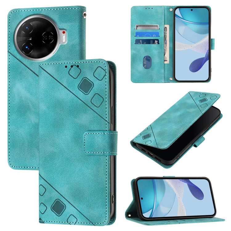 Skin Feel Embossed Leather Phone Case, For Tecno Spark 10 Pro Magic Magenta, For Tecno Camon 30 Premier 5G, For Tecno Pova 6 Neo, For Tecno Pova 6 5G, For Tecno Pova 6, For Tecno Camon 30 Pro 5G, For Tecno Camon 30 4G / 5G, For Tecno Pova 6 Pro