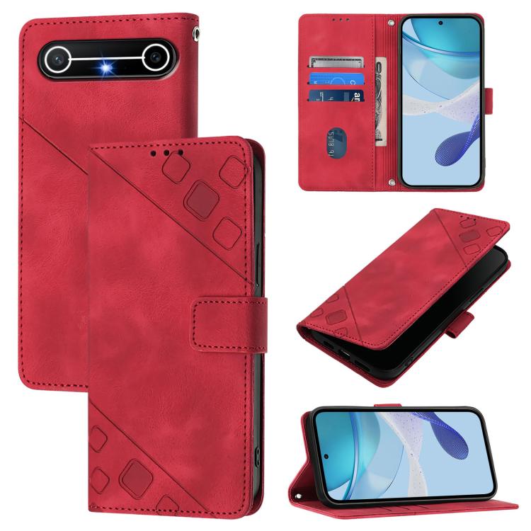 Skin Feel Embossed Leather Phone Case, For Tecno Camon 50 4G, For Tecno Spark Slim 5G, For Tecno Camon 40 Pro 4G, For Tecno Camon 40 Premier, For Tecno Camon 40 4G, For Tecno Spark 30 5G / Pova 6 Neo 5G, For Tecno Spark 30C 5G / Pop 9 5G, For Tecno Pop 6C
