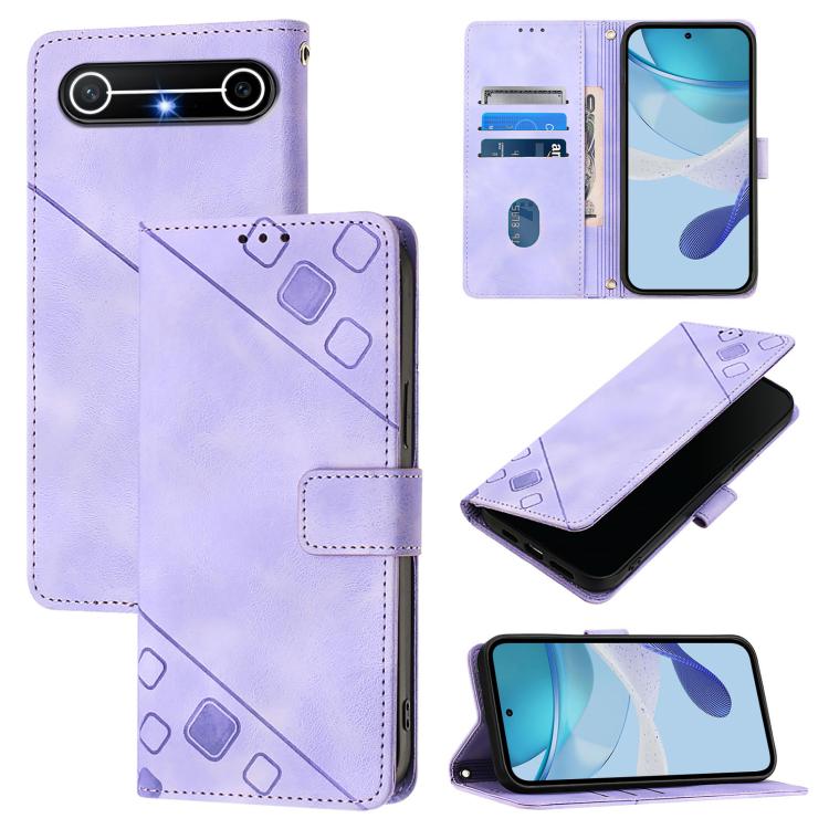 Skin Feel Embossed Leather Phone Case, For Tecno Camon 50 4G, For Tecno Spark Slim 5G, For Tecno Camon 40 Pro 4G, For Tecno Camon 40 Premier, For Tecno Camon 40 4G, For Tecno Spark 30 5G / Pova 6 Neo 5G, For Tecno Spark 30C 5G / Pop 9 5G, For Tecno Pop 6C