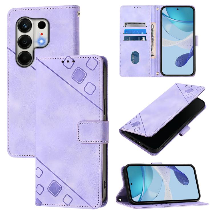 Skin Feel Embossed Leather Phone Case, For Tecno Camon 50 4G, For Tecno Spark Slim 5G, For Tecno Camon 40 Pro 4G, For Tecno Camon 40 Premier, For Tecno Camon 40 4G, For Tecno Spark 30 5G / Pova 6 Neo 5G, For Tecno Spark 30C 5G / Pop 9 5G, For Tecno Pop 6C