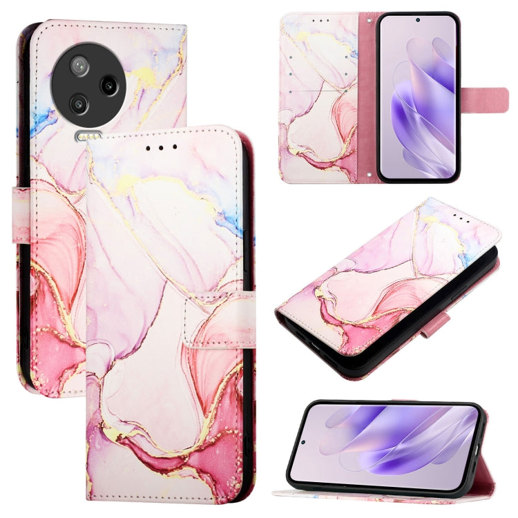 PT003 Marble Pattern Flip Leather Phone Case, For Infinix Note 12 Pro 4G / Note 12 2023, For Infinix Hot 90 / 90 Pro