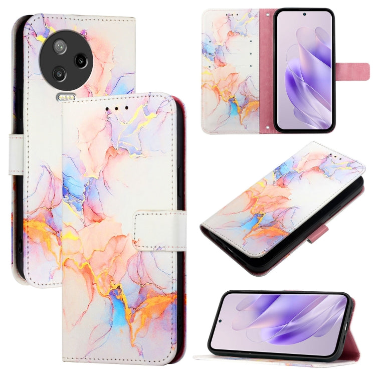 PT003 Marble Pattern Flip Leather Phone Case, For Infinix Note 12 Pro 4G / Note 12 2023, For Infinix Hot 90 / 90 Pro